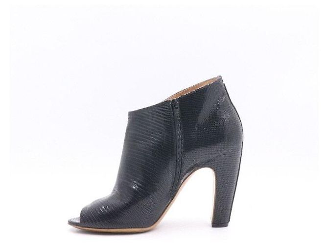 Maison Martin Margiela Scarpe aperte da donna in pelle nera Nero - vista 4