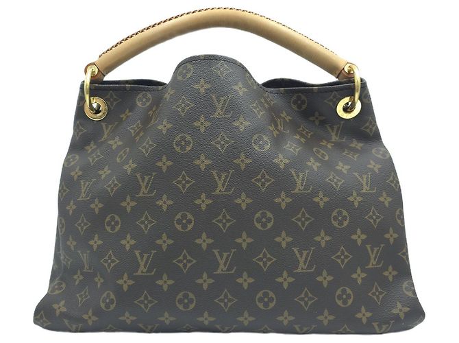 Artsy Louis Vuitton Borsa hobo a tracolla in tela Monogram Marrone - vista 13