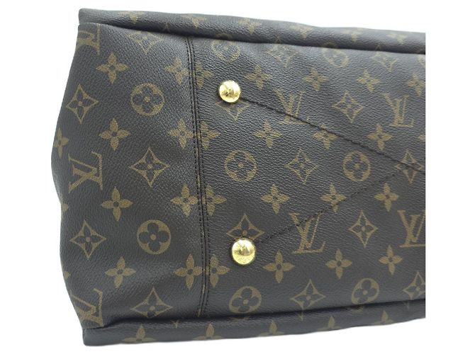 Artsy Louis Vuitton Borsa hobo a tracolla in tela Monogram Marrone - vista 5