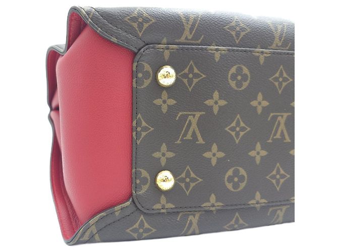 Louis Vuitton Borsa Hobo e Tote a Spalla Gaia Monogram Canvas Rosso Marrone - vista 6