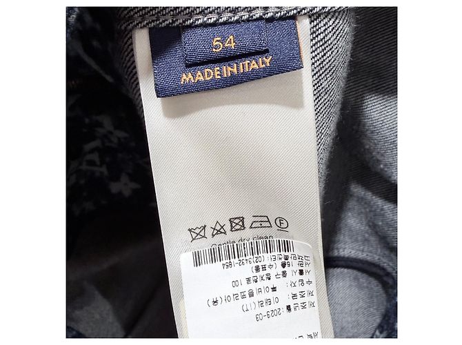 Louis Vuitton Monogramm Denim Workwear Jacke Blau - Ansicht 8