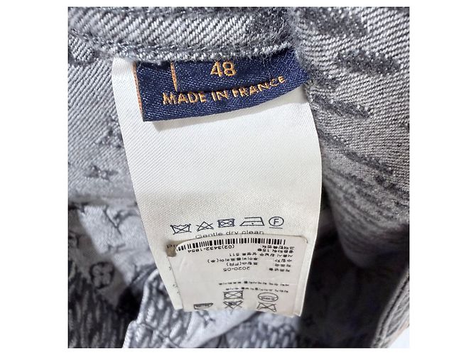 Louis Vuitton Nigo Monogram Damier Denim Trucker Jacket Black - view 10