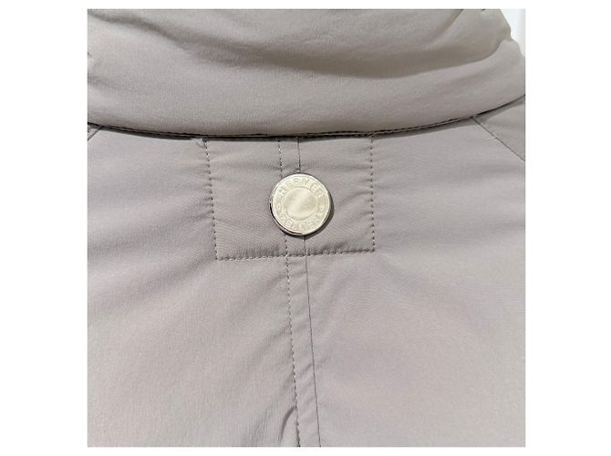 Hermès Celia Nylon Steppjacke Beige Braun - Ansicht 9