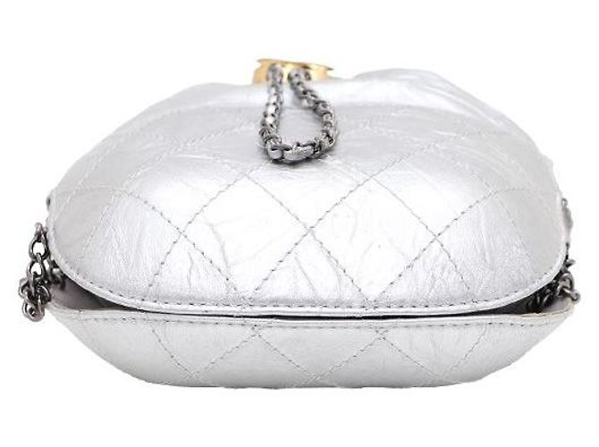 Chanel Borsa a secchiello Gabrielle, borsa a tracolla e borsa crossbody Argento - vista 8