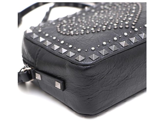 Valentino Bolso de Hombro y Bolso Bandolera Heart Rockstud Negro - vista 6