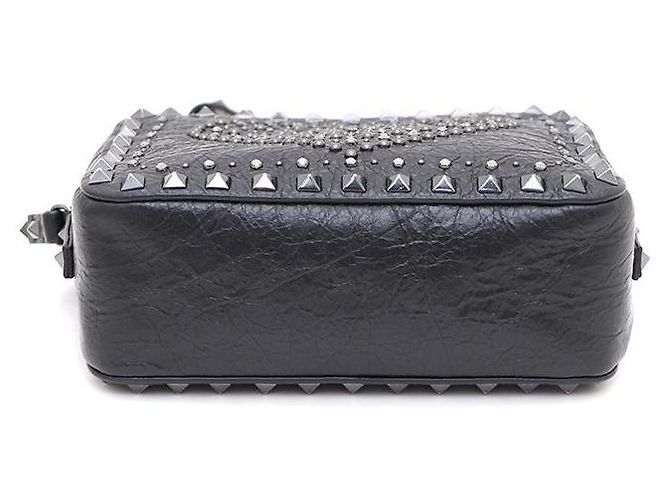Valentino Bolso de Hombro y Bolso Bandolera Heart Rockstud Negro - vista 7