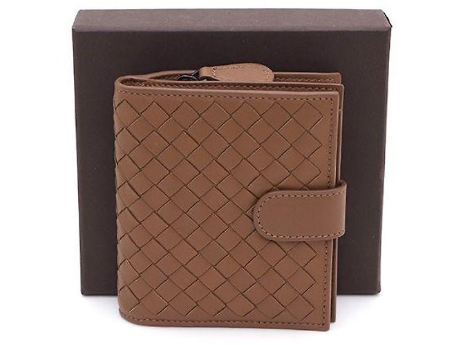 Bottega Veneta Cartera de mujer de piel Nappa Intrecciato Castaño - vista 6
