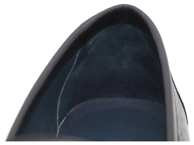 Hermès Mocassini Royal da donna con logo argento Nero - vista 8