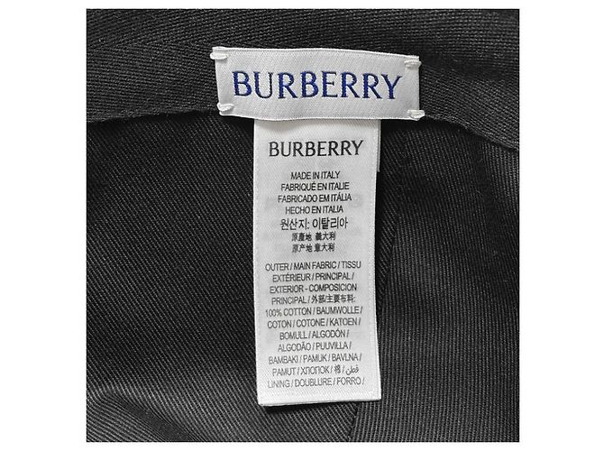 Burberry Clutch Pouch in pelle granulata con tracolla nero - vista 13