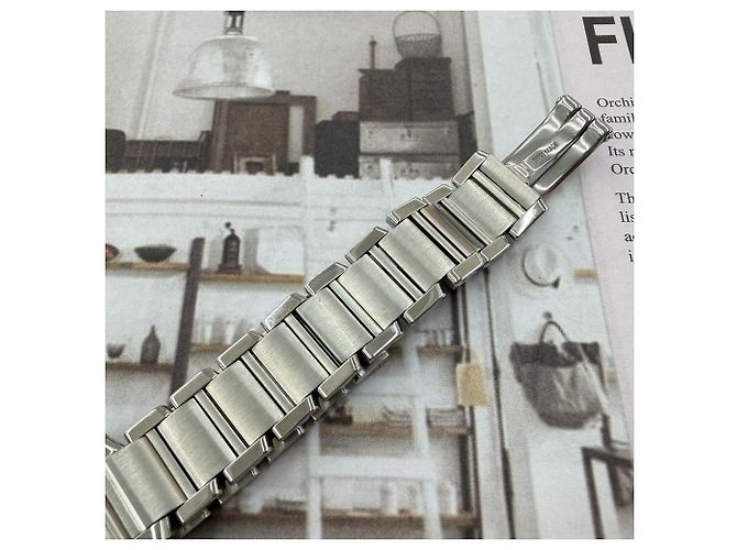 Cartier Tank Francaise Small Damenuhr Weiß - Ansicht 22