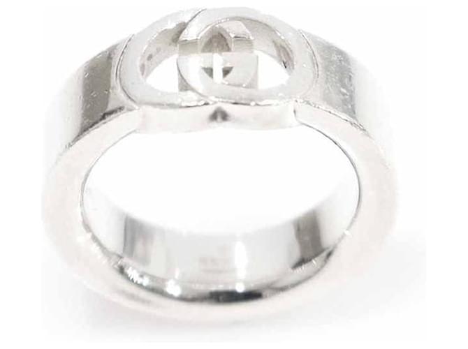 Gucci Ineinandergreifende Ringgröße Silber - Ansicht 3