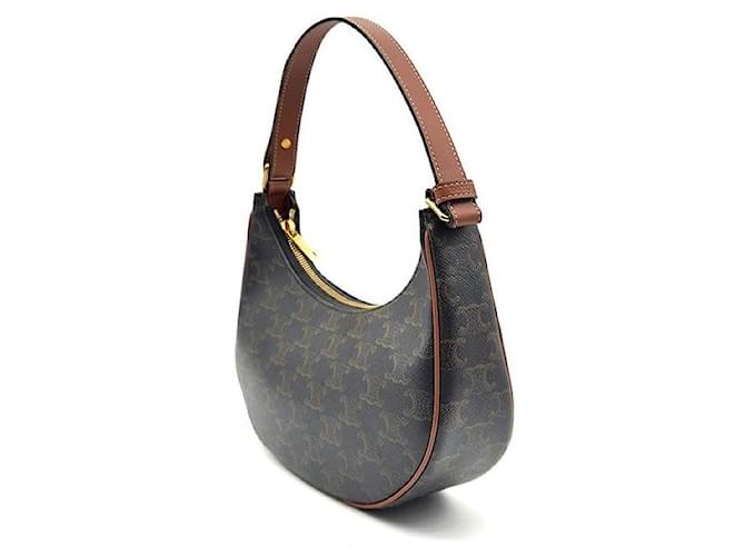 Céline Borsa Hobo Triumph Aby Marrone - vista 2