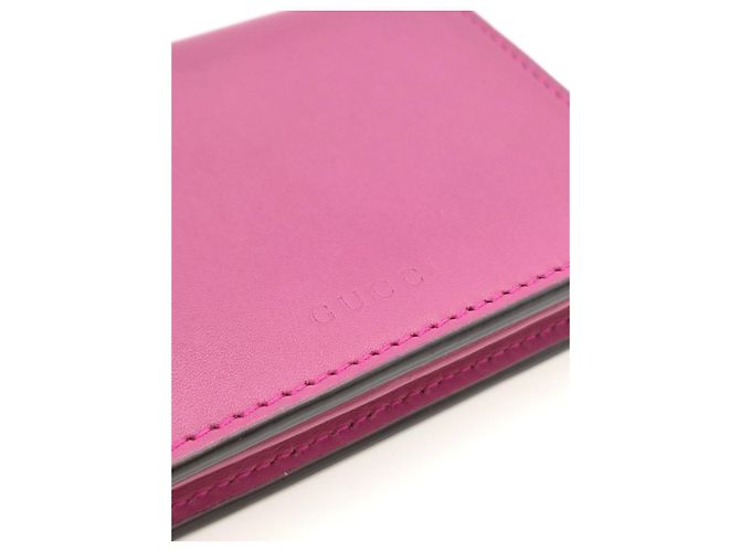 Gucci Portafoglio in pelle rosa - vista 11
