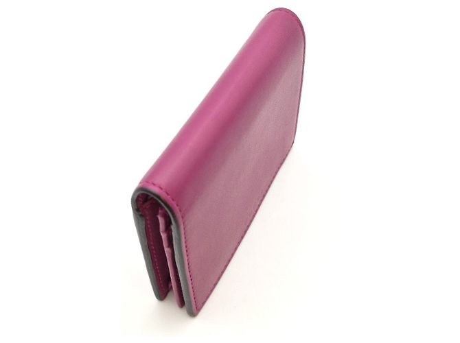 Gucci Portafoglio in pelle rosa - vista 2