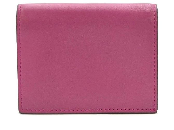 Gucci Portafoglio in pelle rosa - vista 4