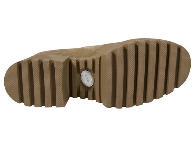 Louis Vuitton Stivaletti Chelsea con platform in scamosciato monogramma Loriot da donna Beige Marrone - vista 11