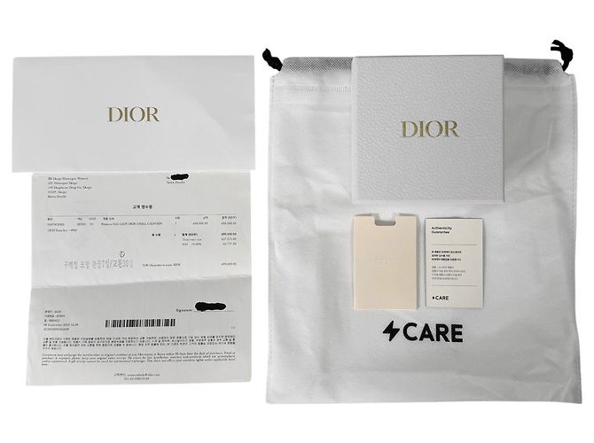 Dior Lady Cannage Kartenetui Accordion Lackleder Sand Beige Braun - Ansicht 11