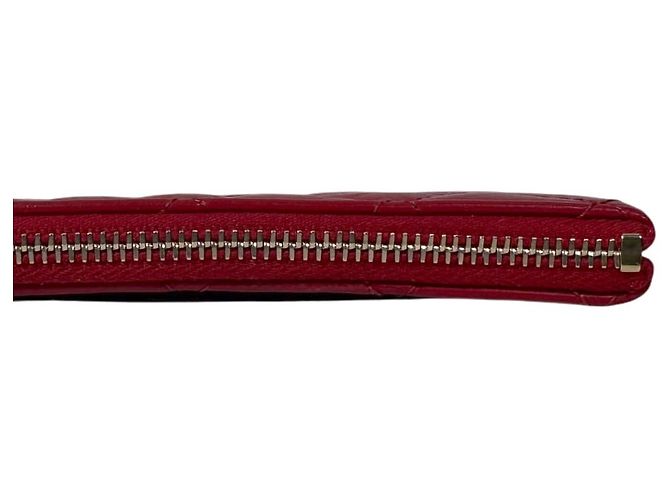 Chanel Mini Classic Pouch aus Kalbsleder Rot Gold - Ansicht 9