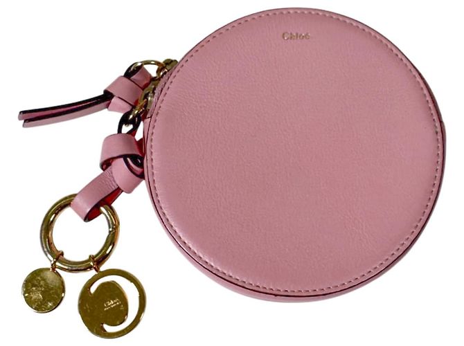 Chloé Mini portafoglio tondo Alphabet Olivia Rosa da donna - vista 2