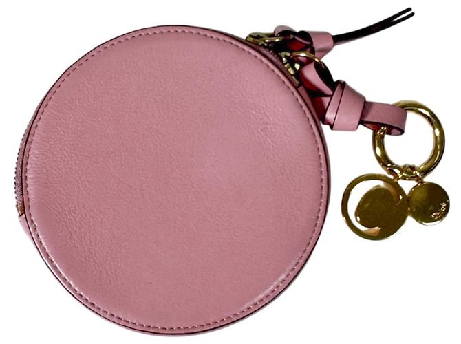 Chloé Mini portafoglio tondo Alphabet Olivia Rosa da donna - vista 5
