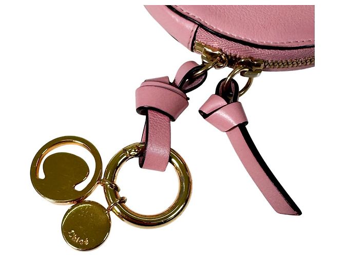 Chloé Mini portafoglio tondo Alphabet Olivia Rosa da donna - vista 7