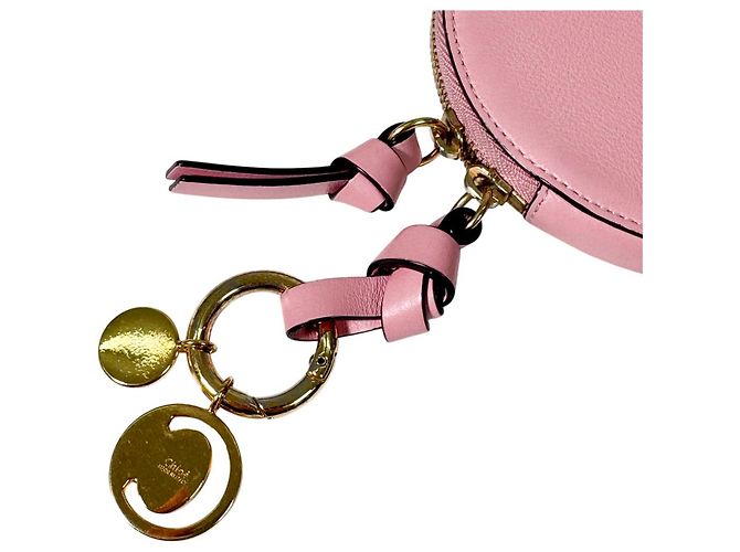 Chloé Mini portafoglio tondo Alphabet Olivia Rosa da donna - vista 8