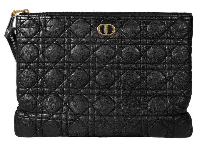 Dior Clutch Cannage Caro Daily Black Large Nero - vista 2