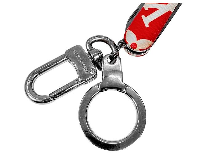 Louis Vuitton Portachiavi Coltello Monogram Bag Charm Rosso - vista 10