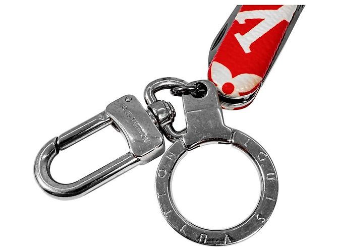 Louis Vuitton Portachiavi Coltello Monogram Bag Charm Rosso - vista 9