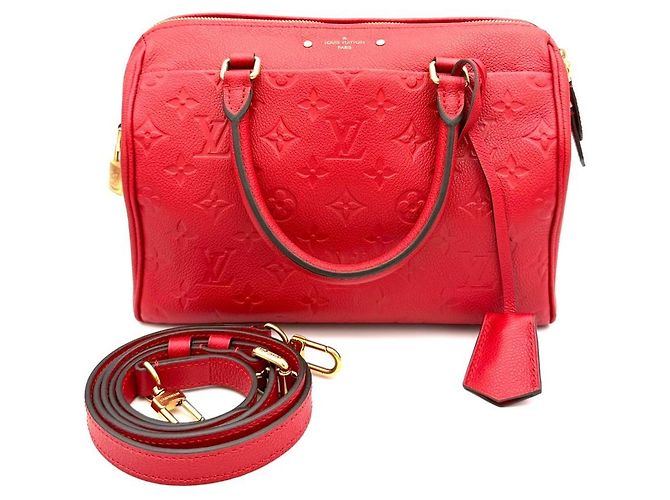 Louis Vuitton Speedy Empreinte Red Roja - vista 4