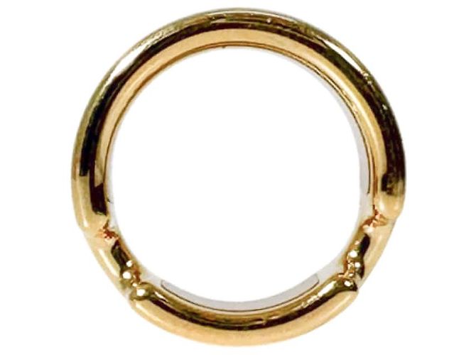 Hermès Olymp Ring Metall Medium Gelbgold Etoupe Golden - Ansicht 10