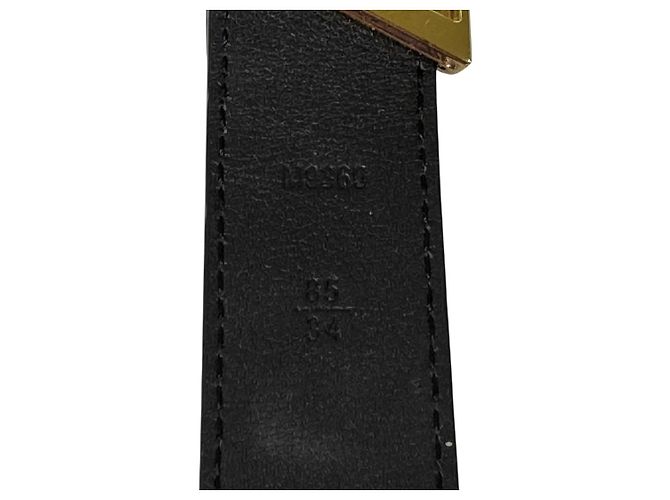 Louis Vuitton Cintura Twist Epi da uomo Nero - vista 9