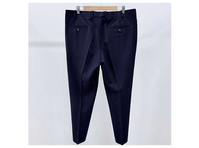 Loro Piana Wool Pants Slacks Navy Blue - view 4