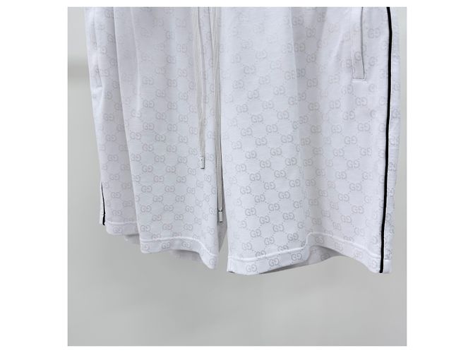 Gucci GG Jacquard-Shorts Weiß - Ansicht 3