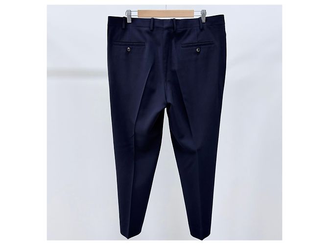 Loro Piana Wool Pants Slacks Navy Blue - view 4