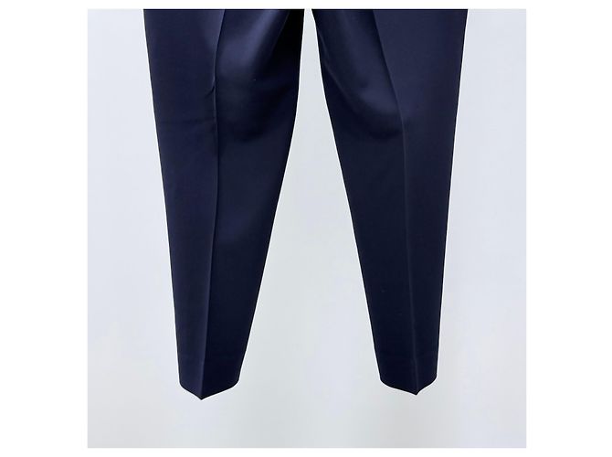 Loro Piana Wool Pants Slacks Navy Blue - view 6