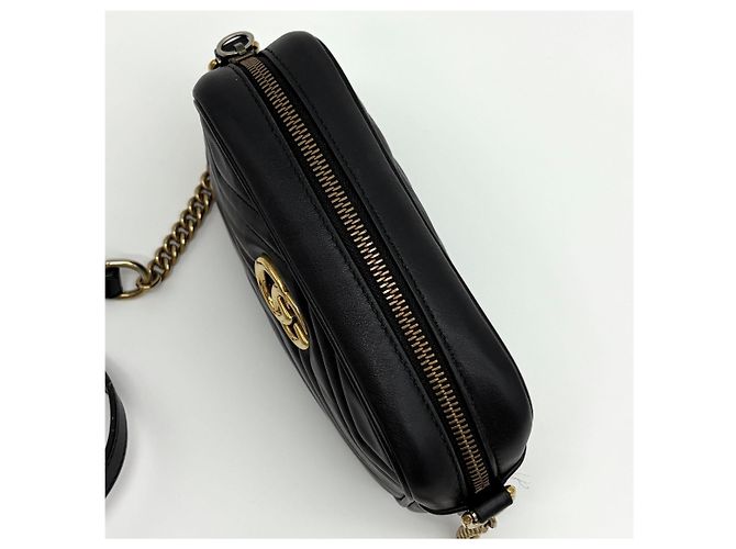 Gucci GG Matelassé Camera Bag Crossbody Schwarz - Ansicht 25