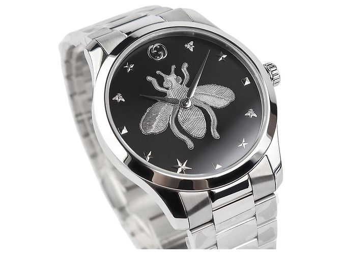 Gucci Orologio G-Timeless Bee quadrante nero da uomo - vista 2