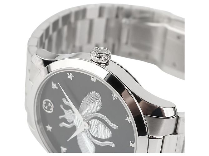Gucci Orologio G-Timeless Bee quadrante nero da uomo - vista 3