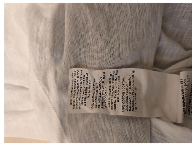 Top de algodón Love Moschino estampado de Paz y Flor Negro Blanco Amarillo - vista 13