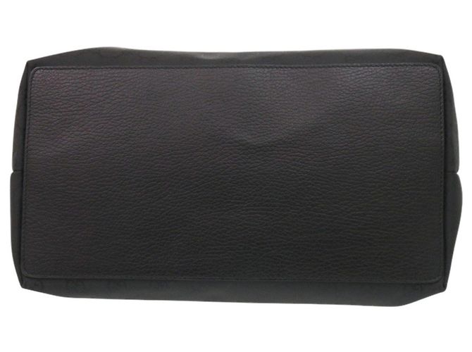 Gucci GG Pattern Nylon Leder Schwarze Tote Bag - Ansicht 5