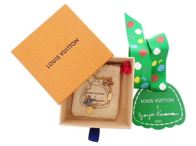 Bracciale Charm Louis Vuitton x Yayoi Kusama Nero Bianco - vista 2