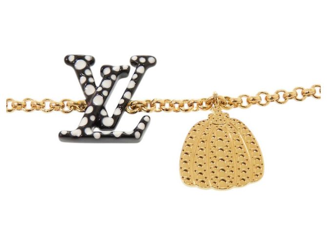 Bracciale Charm Louis Vuitton x Yayoi Kusama Nero Bianco - vista 3