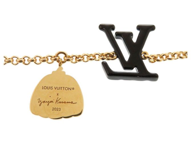 Bracciale Charm Louis Vuitton x Yayoi Kusama Nero Bianco - vista 4