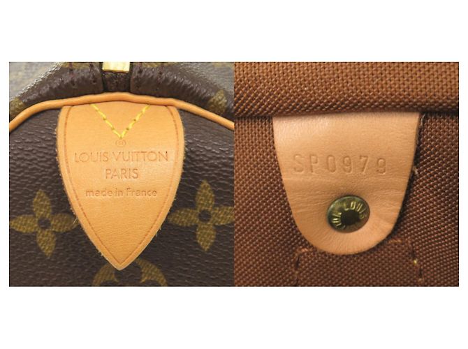 Louis Vuitton Speedy 35 Monogram Handtasche Braun - Ansicht 10