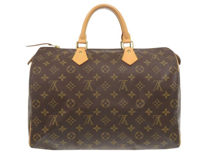 Louis Vuitton Speedy 35 Monogram Handtasche Braun - Ansicht 2
