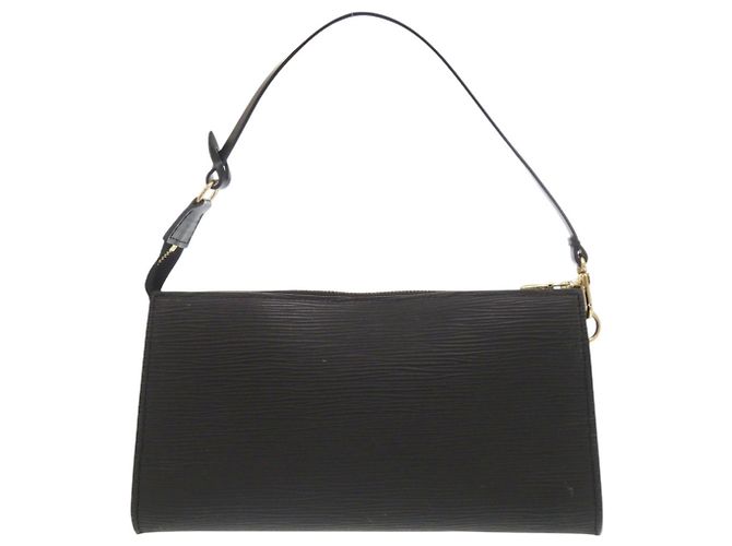 Borsa Louis Vuitton Pochette Accessoires Epi Nero - vista 2