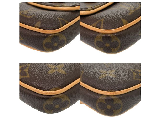 Borsa a mano Louis Vuitton Pochette Tulum Monogram Marrone - vista 4