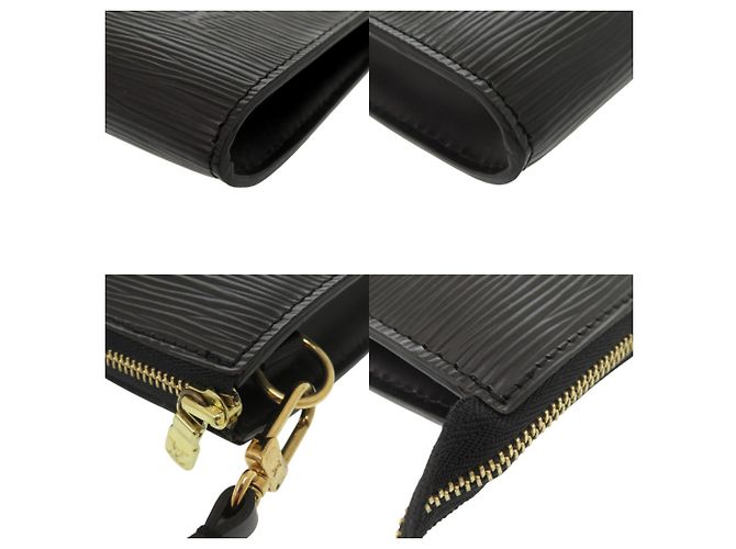 Louis Vuitton Pochette Accessoires Epi M52942 Preto - vista 3