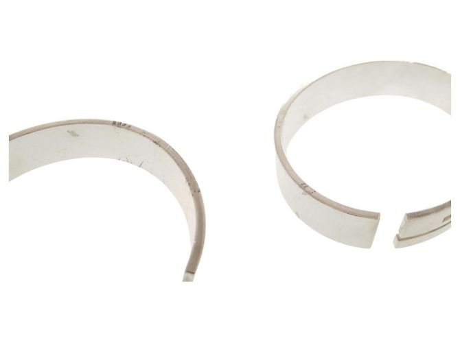 Bracciale rigido Gucci Cutout G Logo in argento - vista 10